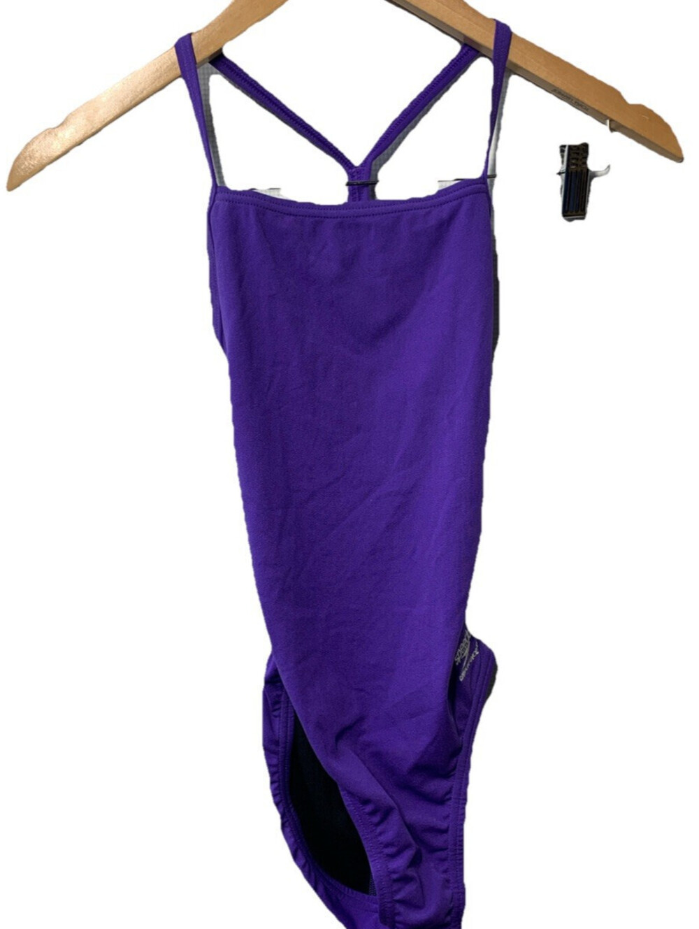 Speedo Women's Swimsuit One Piece Endurance Team Purple Swimwear Racerback 28